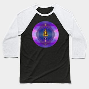 Mandala Magic - Buddha Bless Baseball T-Shirt